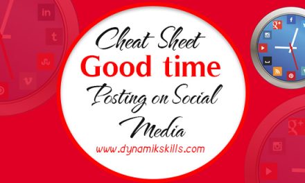 Cheat Sheet for good time to posting on Social Media
