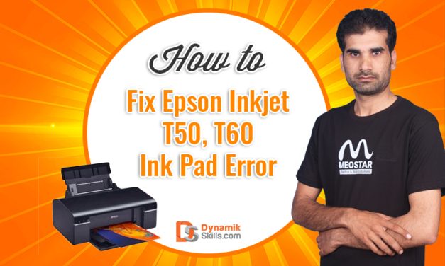 How to Fix Epson Inkjet T50, T60 Ink Pad Error