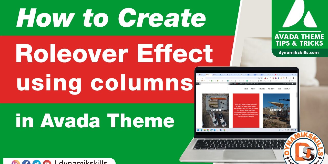 How to create rollover effect similar to blog/portfolio thumbnails, Avada Theme