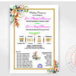 Pakistani Wedding Card – Girl Design (English Version)
