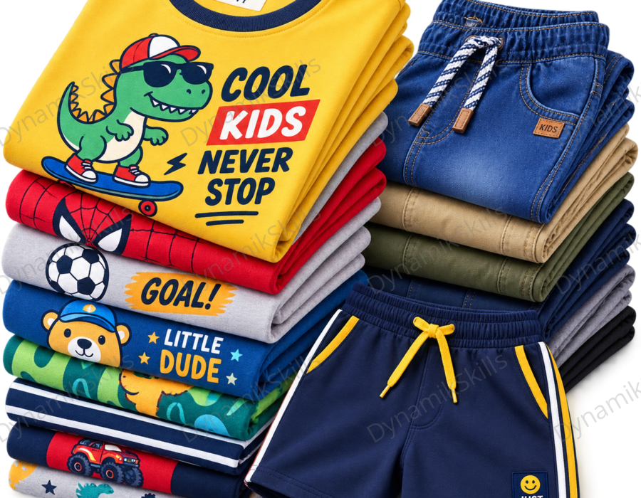 Kids Clothes PNG – Children’s T-Shirts, Shorts & Jeans Transparent PNG