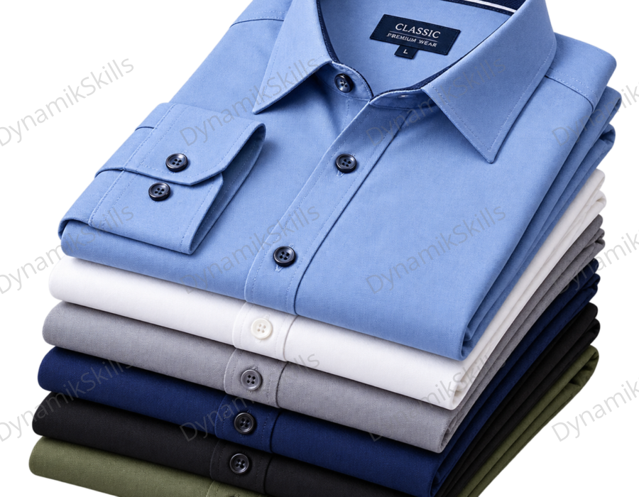 Formal Shirts PNG – Folded Dress Shirts Collection Transparent Background