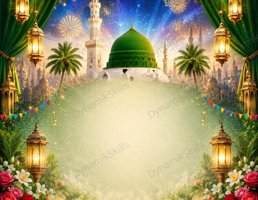 Milad e Mustafa Background Design