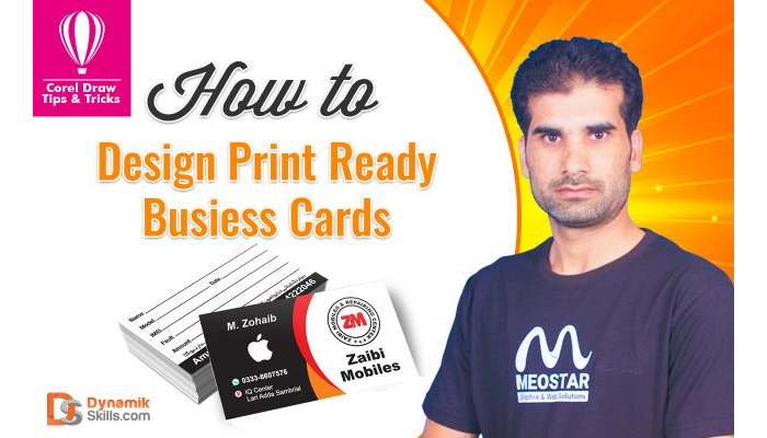 How to design Printing Ready Business Card in Corel Draw